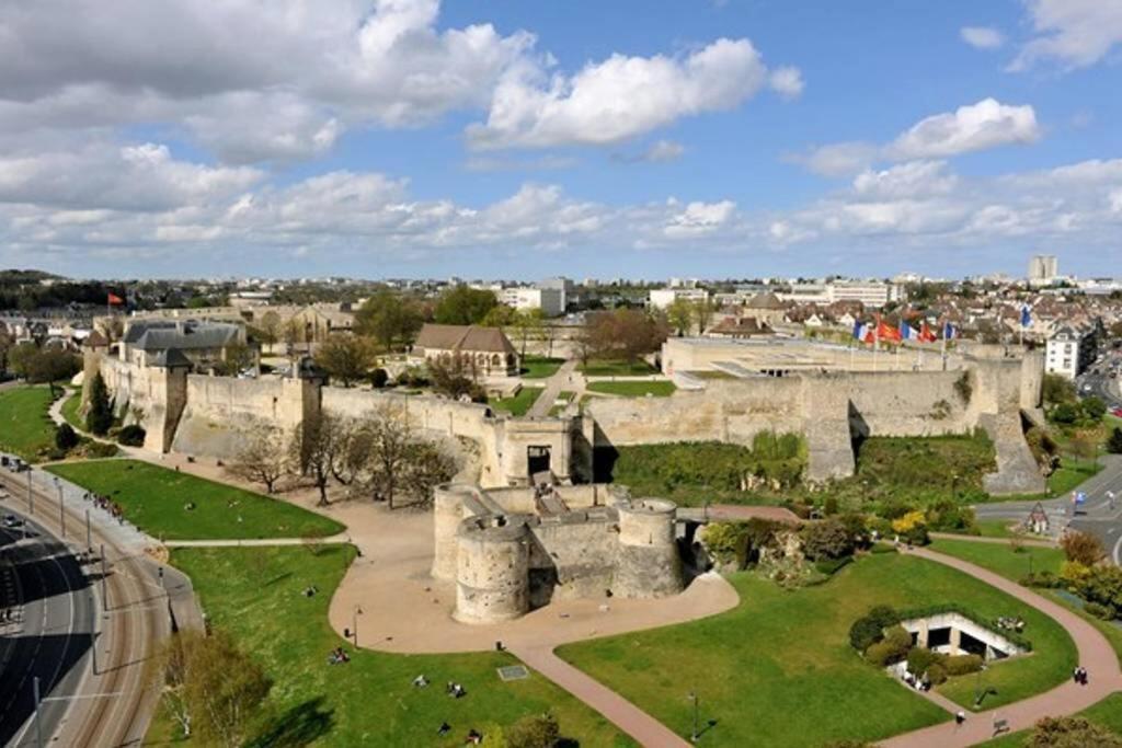 Appt Premium Centre Chateau Terrasse 2 Chambres 6P Vue Exceptionnelle Caen Eksteriør bilde