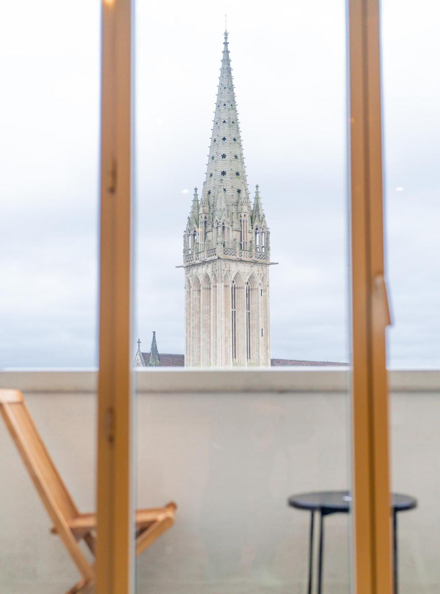 Appt Premium Centre Chateau Terrasse 2 Chambres 6P Vue Exceptionnelle Caen Eksteriør bilde