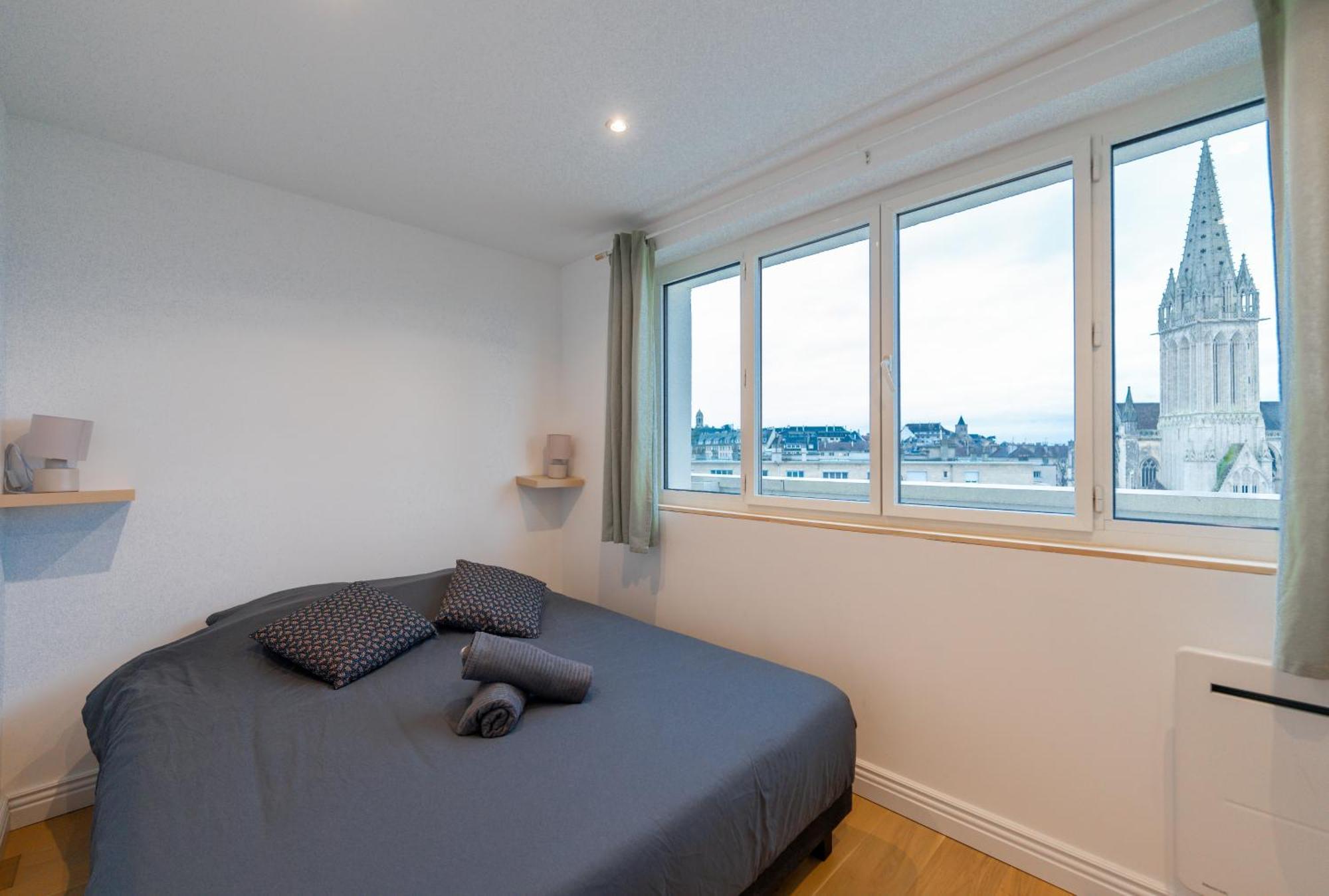 Appt Premium Centre Chateau Terrasse 2 Chambres 6P Vue Exceptionnelle Caen Eksteriør bilde